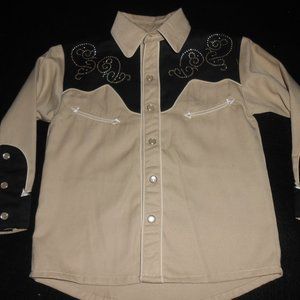 CHILD'S WESTERN SHIRT SIZE 4